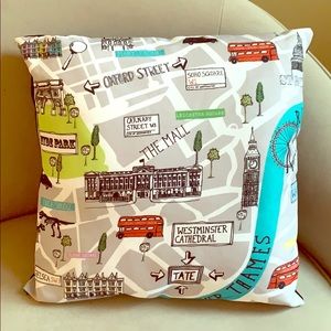 London-themed pillow.